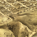 Vintage Map of Saint Joseph, Missouri 1868