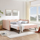 Gingham Daybed With USB Charging Port, Wave-Shaped Design by HouseOfZazla