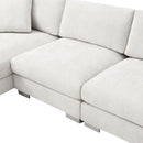 Modern Cloud Sectional Sofa L Shaped Luxury Couch Set With 2 Free Pillows 4 Seat With Oversized Chaise by HouseOfZazla