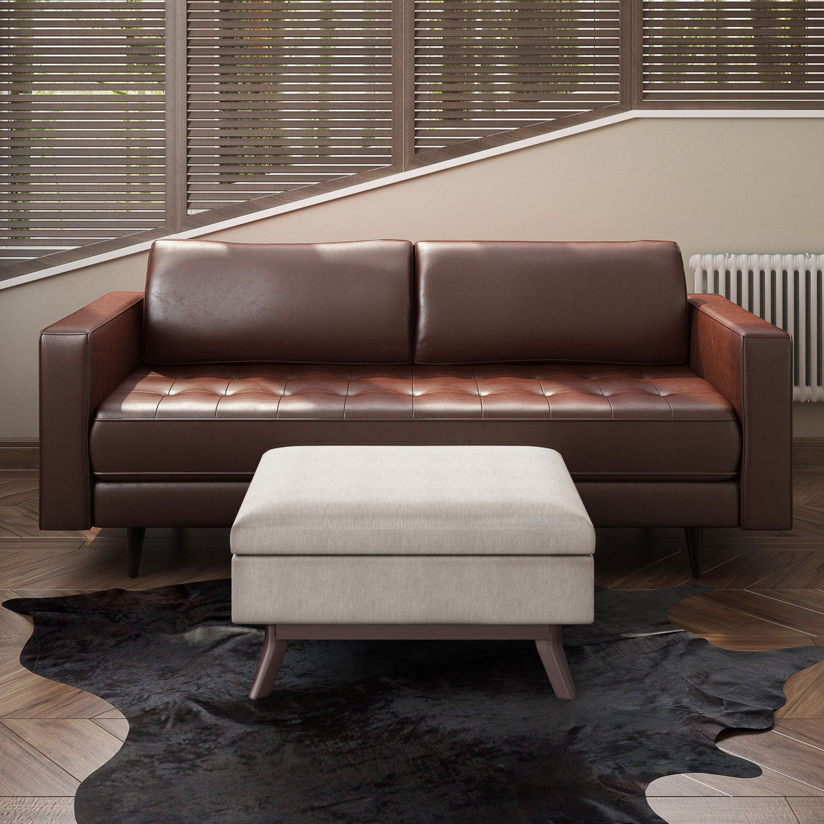 Owen - Upholstered Rectangular Storage Ottoman, photo 24 of 40