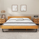 Pine Wood Bed Frame - King Size
