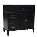 Bathroom Vanity With Sink, Freestanding Cabinet & Drawers by HouseOfZazla
