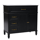 Bathroom Vanity With Sink, 2 Doors 2 Drawers, Freestanding Design by HouseOfZazla