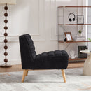 Upholstered Armless Accent Chair by HouseOfZazla