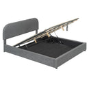 Upholstered Platform Bed With Hydraulic Storage System by HouseOfZazla