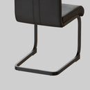 Modern Dining Chairs With High Back Upholstered Design Metal Legs by HouseOfZazla