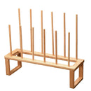 Elevated Bamboo Boot Rack & Shoe Organizer (29” x 9”) | Two-Tiered Crease-Free Storage for Tall, Ankle, and Riding Boots by MobilevisionUS
