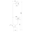 Corletta - Floor Lamp With Round Tray - Antique Brass by HouseOfZazla