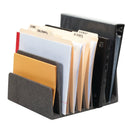 Executive 7-Slot Desktop Organizer: Universal Tablet & Laptop Stand with Extra-Wide Slots, Dark Gray by MobilevisionUS