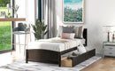 Platform Bed & Headboard, Footboard And Wood Slat Support by HouseOfZazla
