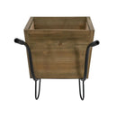 Farmhouse Wheelbarrow Planter with Flower Market Sign by HouseOfZazla