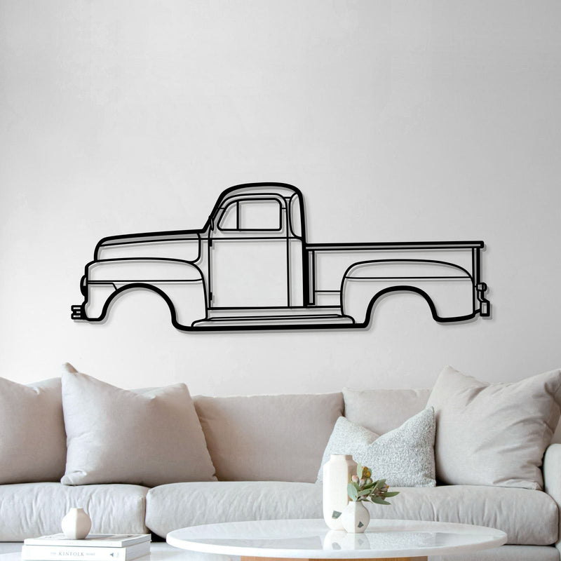 1951 F-150 Metal Car Wall Art - MT0010