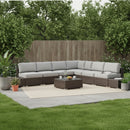 Wicker Sectional Seating Group With Cushions by Unique Piece Furniture