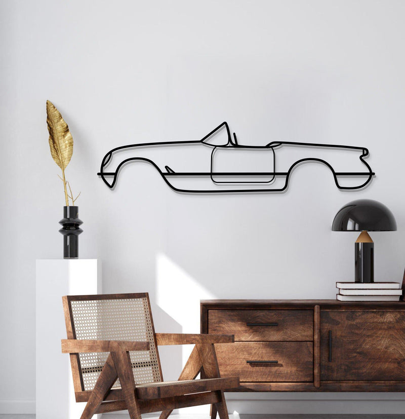 1953 Corvette Metal Car Wall Art - MT0027