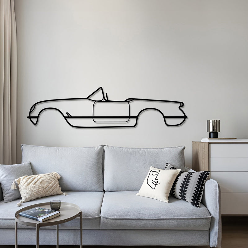 1953 Corvette Metal Car Wall Art - MT0027