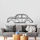 1953 Morris Minor 1000 Metal Car Wall Art - MT0028