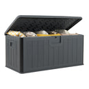 100 Gallon Large Deck Box with Lockable Lid for Patio by DirectDeals