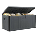 100 Gallon Large Deck Box with Lockable Lid for Patio by LJGDeals