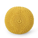 Bordeaux - Knitted Round Pouf Ottoman by Unique Piece Furniture