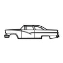 1956 Crown Victoria Metal Car Wall Art - MT0042
