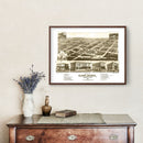Vintage Map of Clark, South Dakota 1883