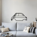 1957 Isetta 300 Export Metal Car Wall Art - MT0051