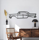 1957 Bel Air Sedan Metal Car Wall Art - MT0048