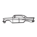 1957 Bel Air Sedan Metal Car Wall Art - MT0048