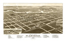 Vintage Map of Flandreau, South Dakota 1883