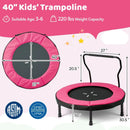 40 Inch Trampoline for Kids Indoor Outdoor Fitness Trampoline by LJGDeals