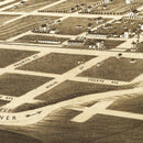 Vintage Map of Frederick, South Dakota 1883