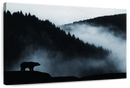 Foggy Mountain Bear Wall Art