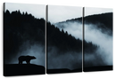 Foggy Mountain Bear Wall Art