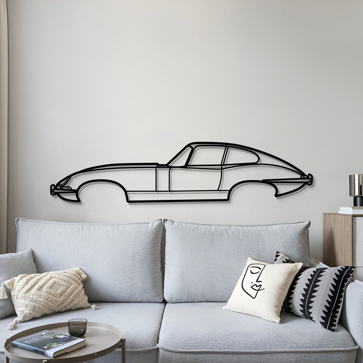 1961 E-Type Metal Car Wall Art - MT0063, photo 4 of 8