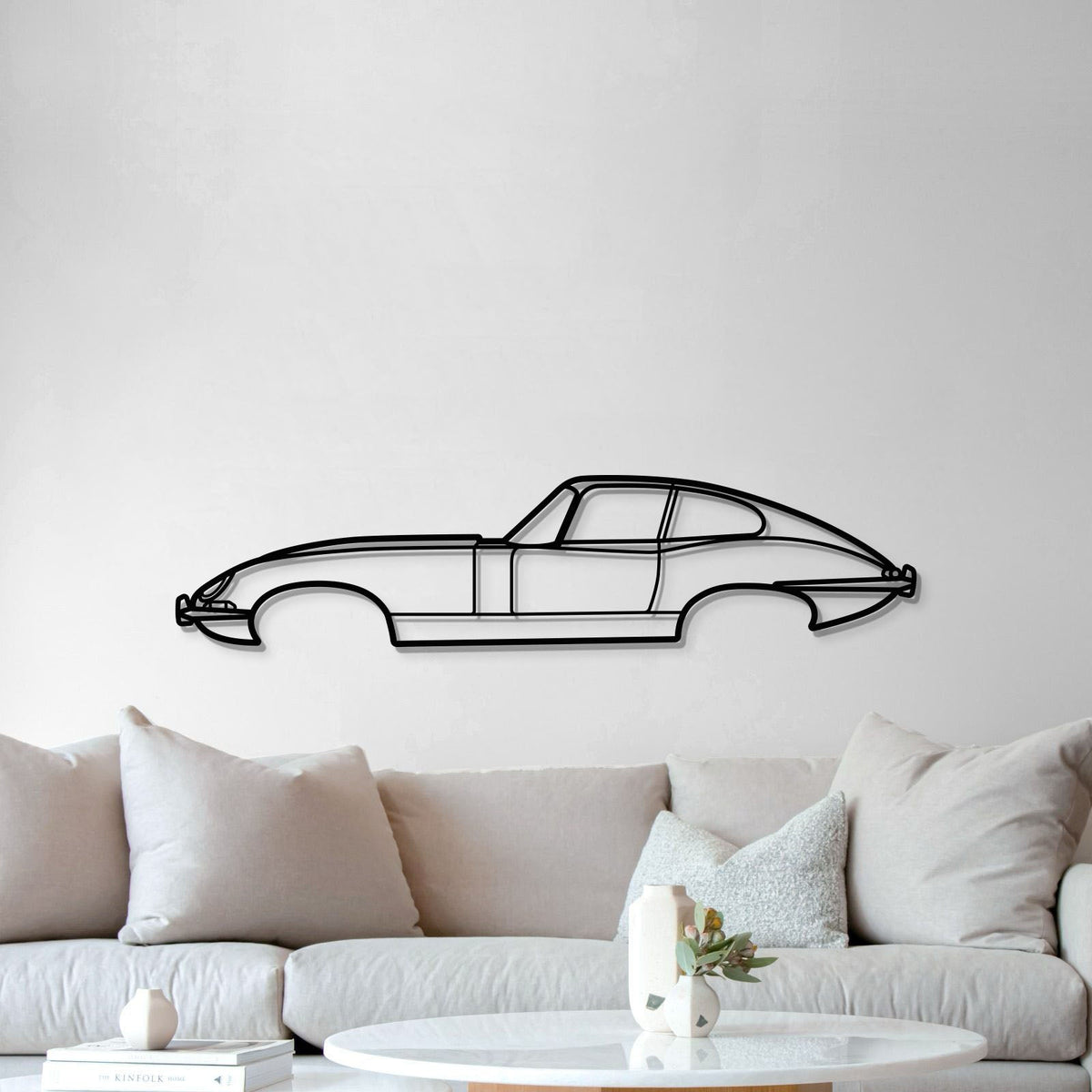 1961 E-Type Metal Car Wall Art - MT0063, photo 5 of 8