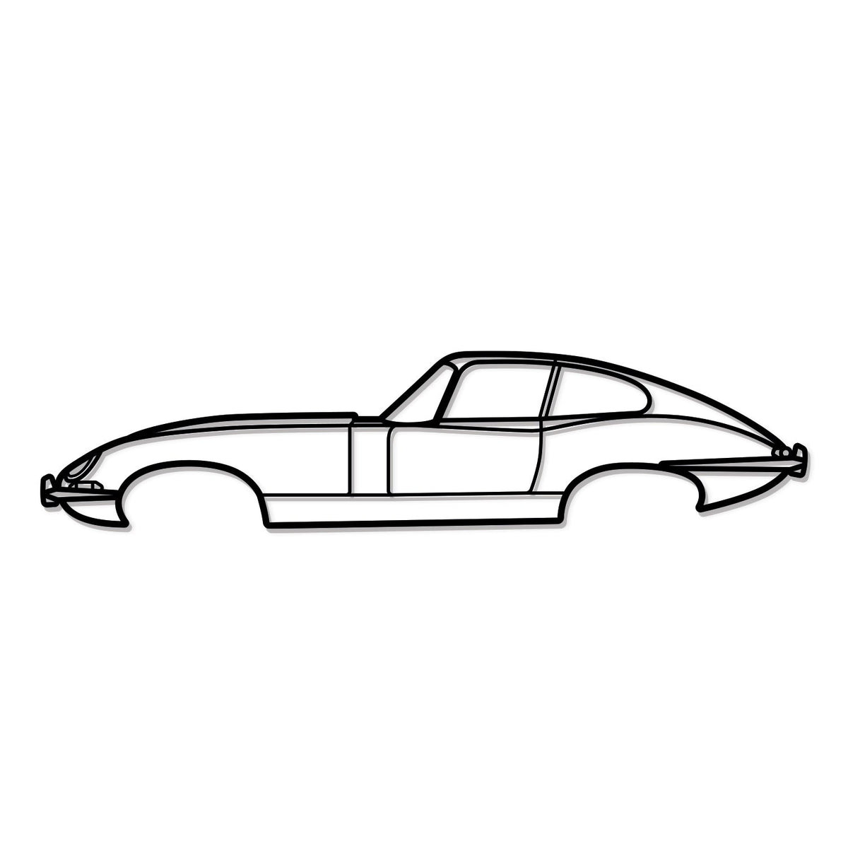 1961 E-Type Metal Car Wall Art - MT0063, photo 8 of 8