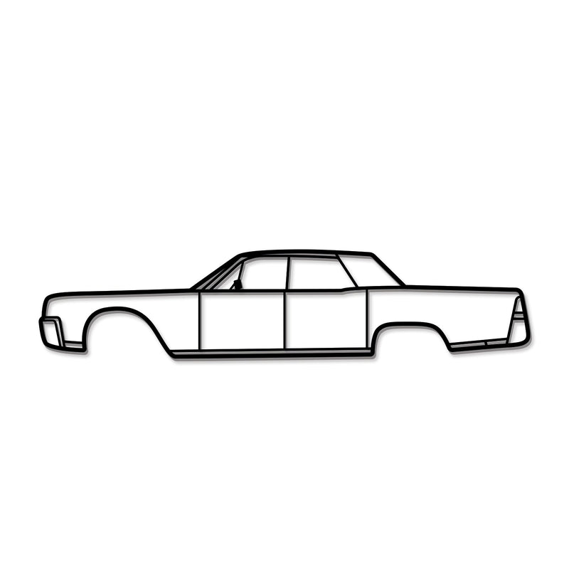 1961 Continental Metal Car Wall Art - MT0062