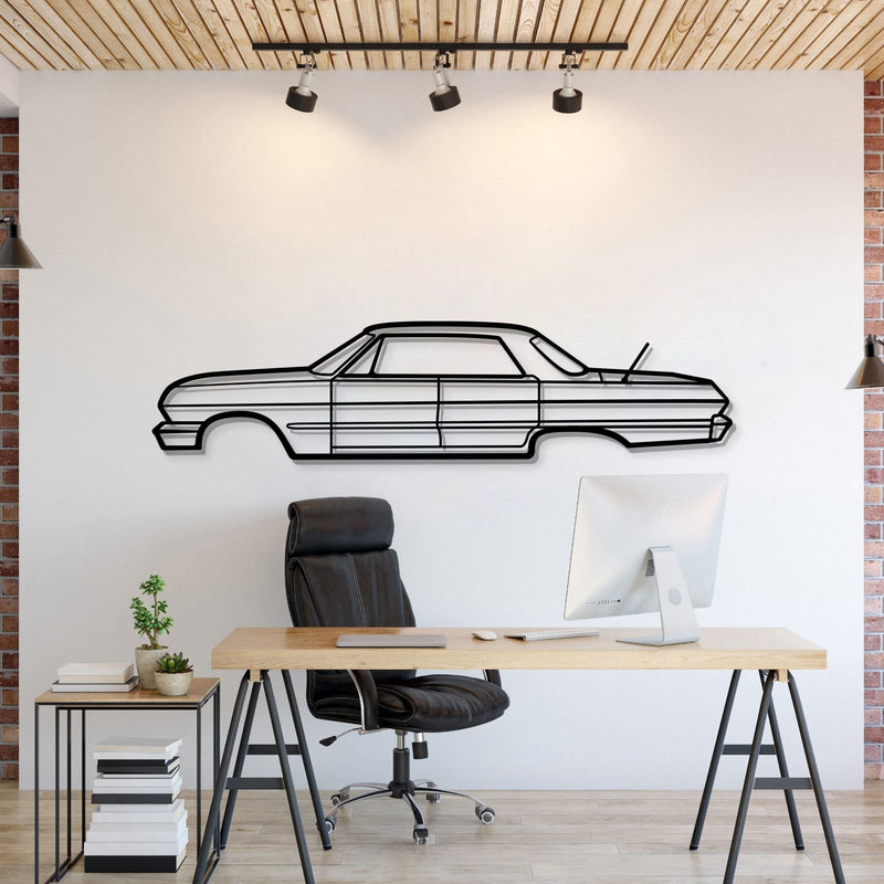 1962 Belair Sedan Metal Car Wall Art - MT0065