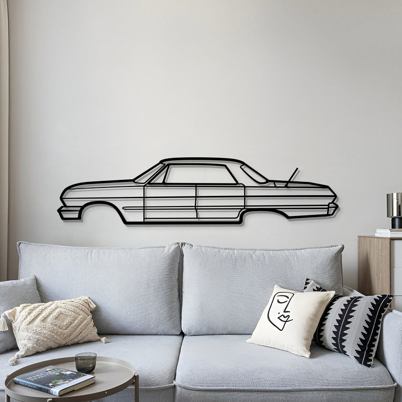 1962 Belair Sedan Metal Car Wall Art - MT0065