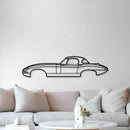 1964 Lightweight E-Type Metal Car Wall Art - MT0070