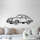 1964 356 SC Perspective Metal Car Wall Art - MT1286
