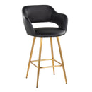 Margarite - Contemporary Fixed Height Counter Stool With Footrest (Set of 2) With Square by HouseOfZazla