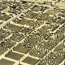 Vintage Map of Kearney, Nebraska 1889