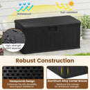 100 Gallon Large Deck Box with Lockable Lid for Patio by DirectDeals