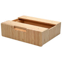 Under-Desk Bamboo Storage Drawer – Mountable Hidden Office Organizer by MobilevisionUS