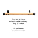 U-Hook for Bamboo Stick Storage by MobilevisionUS