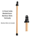 U-Hook for Bamboo Stick Storage by MobilevisionUS