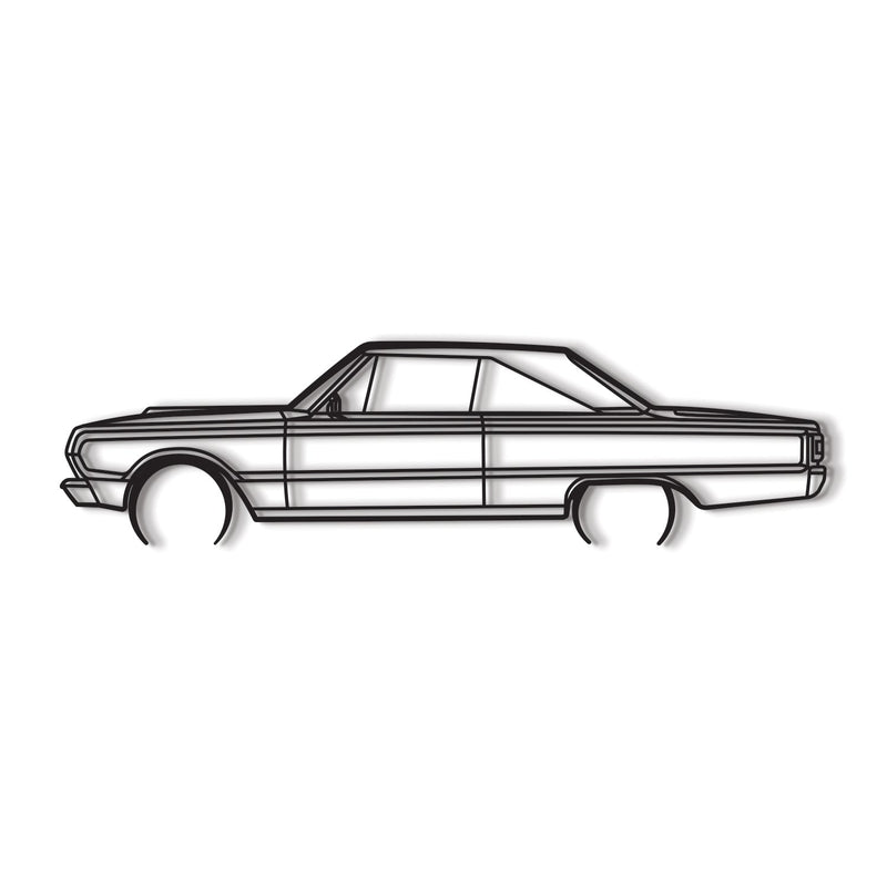 1967 Belvedere GTX Metal Car Wall Art - MT0093