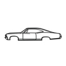 1967 Impala Super Sport Metal Car Wall Art - MT0098