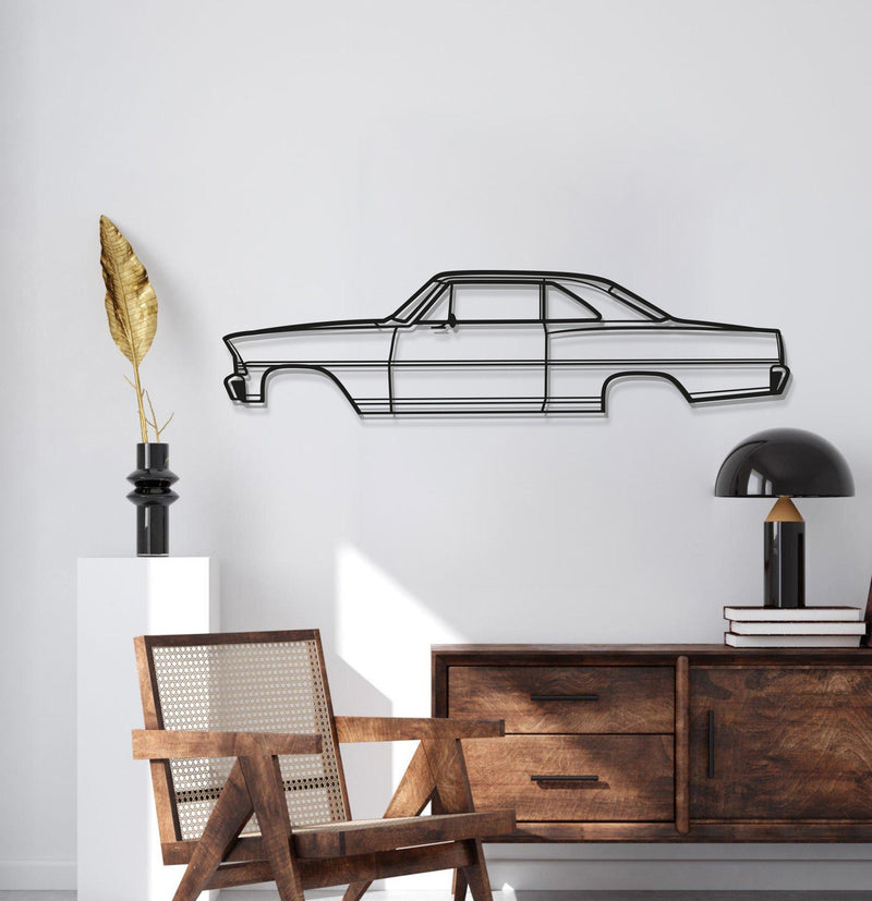 1967 Nova Metal Car Wall Art - MT0102